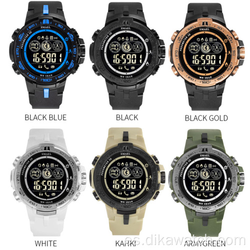 Relojes deportivos de marca SMAEL Relojes de pulsera digitales 8012